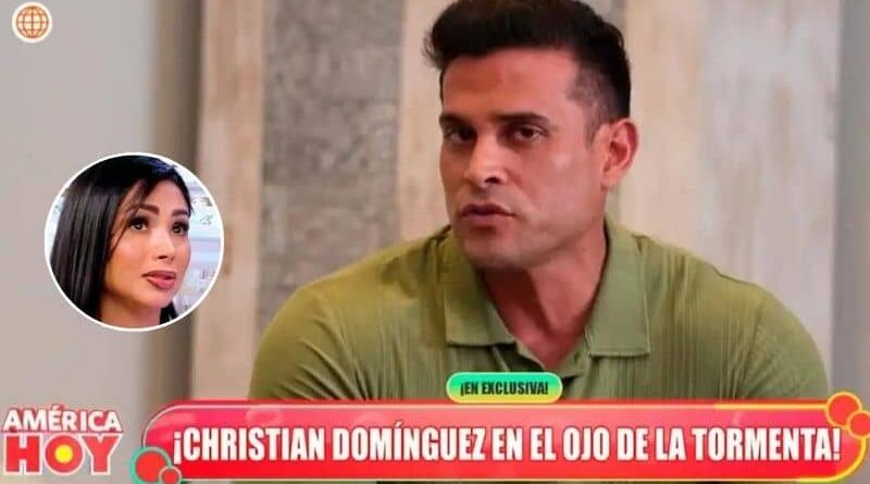 Tras ‘ampay’, Christian Domínguez “No me siento un infiel serial. El psicólogo no me va a curar”