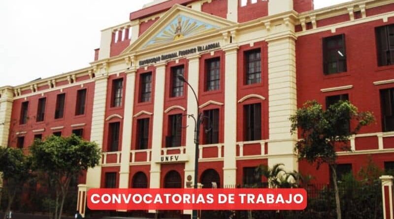 La Universidad Nacional Federico Villarreal abre convocatoria de trabajo ofreciendo sueldos de hasta S6.000