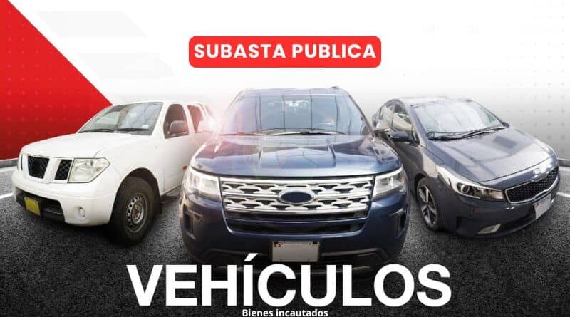 Pronabi subasta de autos, camiones y motos